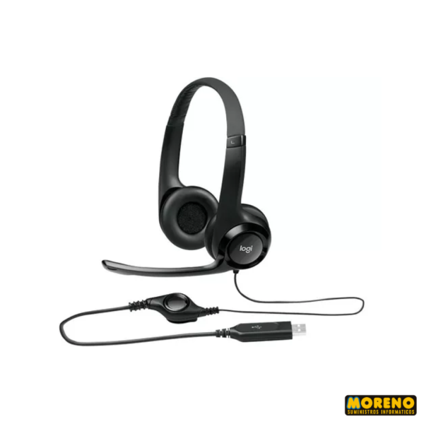 AURI. LOGITECH  H 390 - USB  VINCHA - Imagen 2