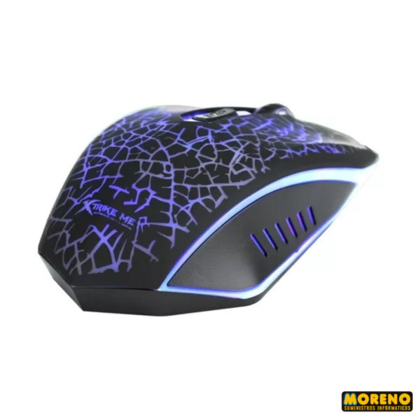 MOUSE XTRIKE GM-205  7 COLORES DE LUZ - 6 BOTONES - Imagen 5
