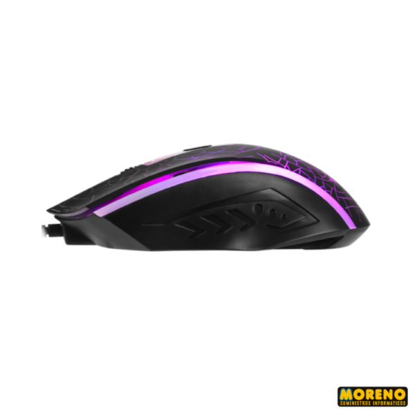 MOUSE XTRIKE  GM206 7  LUCES- 4 BOTONES - DPI 1000 - Imagen 3