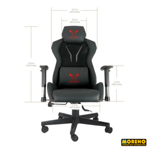 SILLA GAMER RIO TORO SPITFIRE M2 INCLIN. 135° - Imagen 2