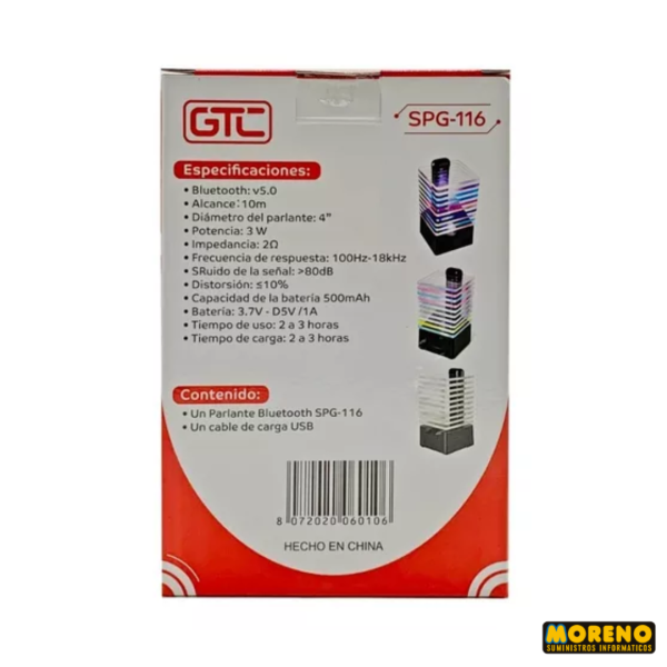 PARL. GTC  BLUE. LUMINOSO  AUDIORITMICO SPG-116 - Imagen 5