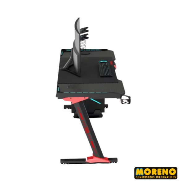 ESCRITORIO GAMER LED 120X73X60 APOYA VASO GTC GTA2 - Imagen 4