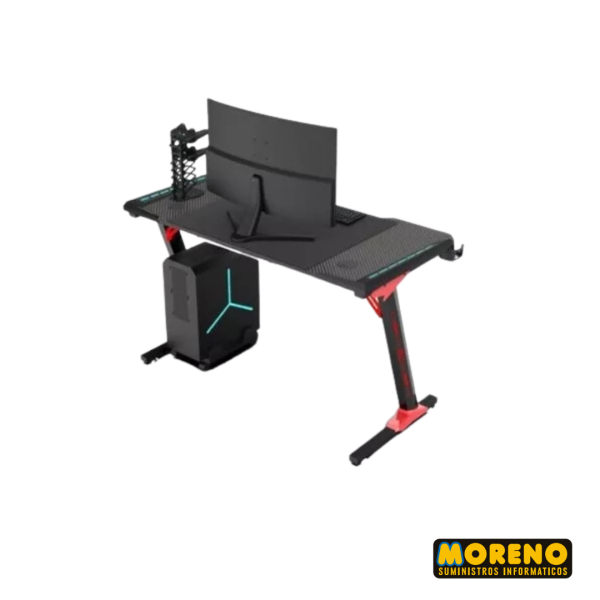 ESCRITORIO GAMER LED 120X73X60 APOYA VASO GTC GTA2 - Imagen 3