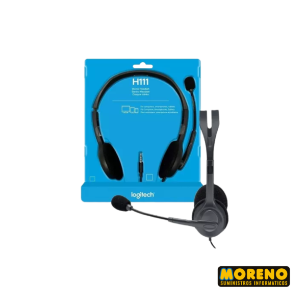 AURI. LOGITECH H-111  1 PLUG 3,5  VINCHA - Imagen 2