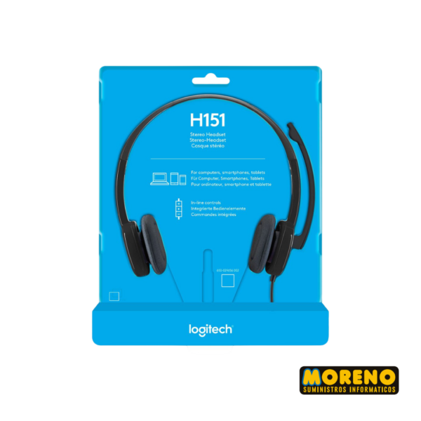 AURI. LOGITECH H-151  1 PLUG 3,5  VINCHA - Imagen 2