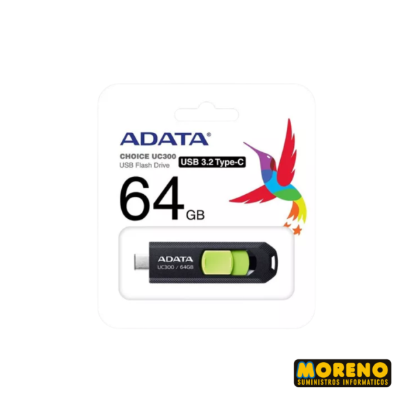 PEN DRIVE ADATA 64 GB UC 300 TIPO C