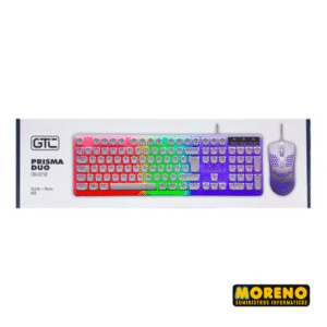 COMBO TEC.+ MOUSE GAMER RGB GTC CBG025 BLANCO