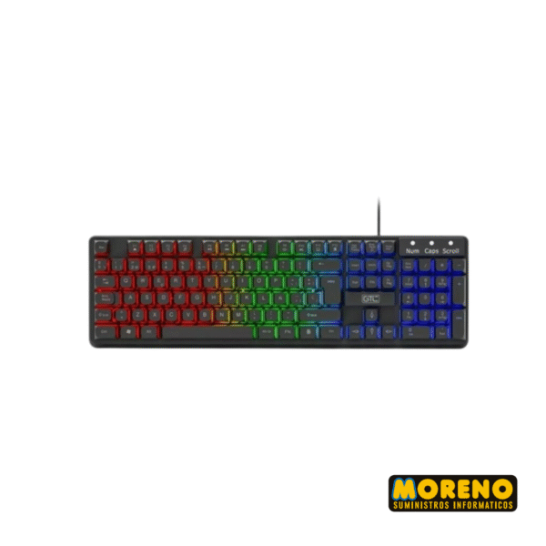 COMBO TEC.+ MOUSE GAMER RGB GTC CBG025 NEGRO - Imagen 2