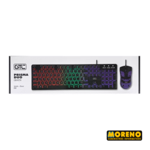 COMBO TEC.+ MOUSE GAMER RGB GTC CBG025 NEGRO
