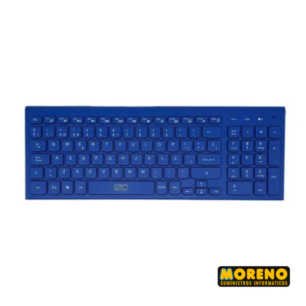 COMBO TEC. + MOUSE INAL.GTC CBG 026 AZUL - Imagen 3