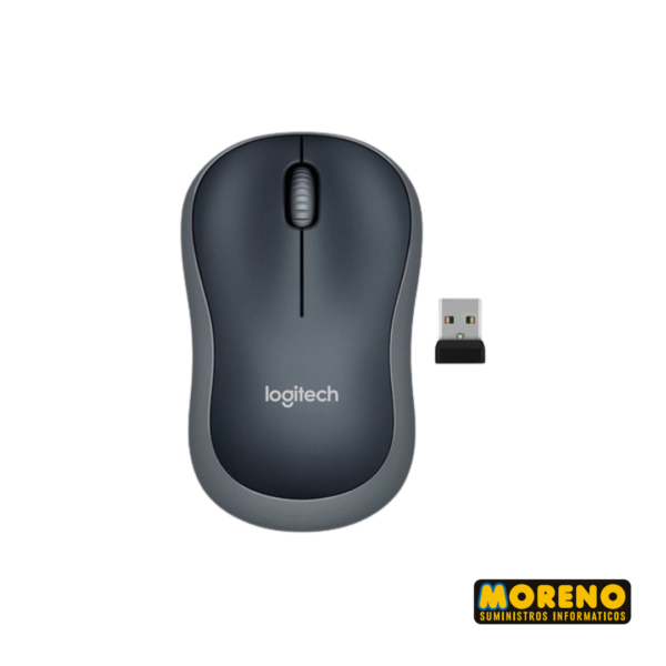MOUSE INAL. LOGITECH WIR M185 C/PILA NEGRO