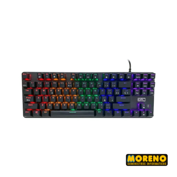 TEC.GAMER MECANICO 80% RGB  GTC KGG012 - Imagen 2