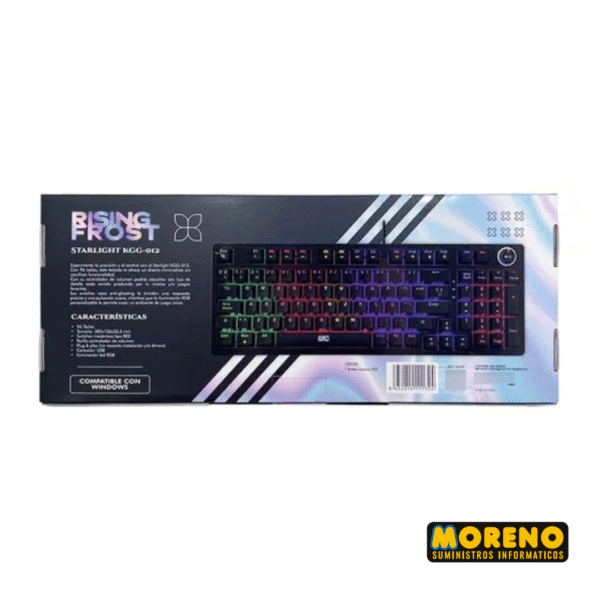 TEC.GAMER MECANICO 80% RGB  GTC KGG012