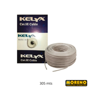 CABLE DE RED DE 305 MTS UTP CAT. 5E INTERIOR KELIX