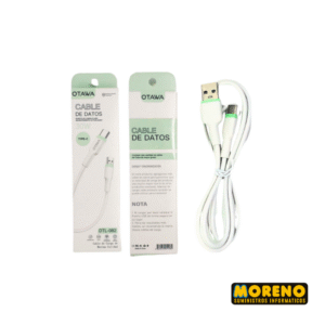 CABLE USB A C 1M. OTAWA DTL 082 CARGA RAPIDA