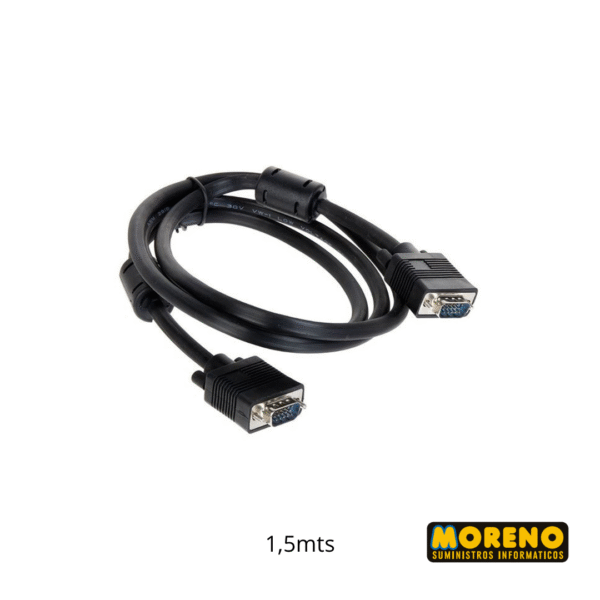 CABLE VGA MONITOR 1,5  MTS C/ FILTRO INTCO