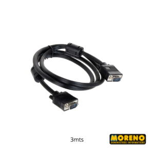 CABLE VGA MONITOR 3  MTS C/ FILTRO INTCO
