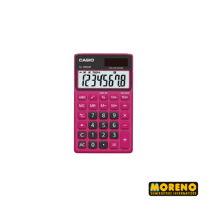 CALCULADORA CASIO SL-300NC DUAL POWER ROJO/NEGRO