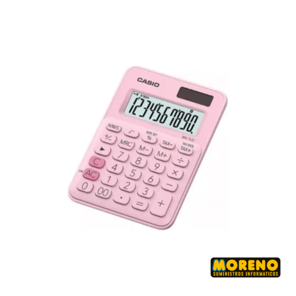 CALCULADORA CASIO SL1000TW  DUAL POWER ROSA