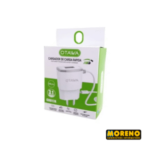 CARGADOR 220V C/CABLE C-3.1A+1 USB OTAWA CR817