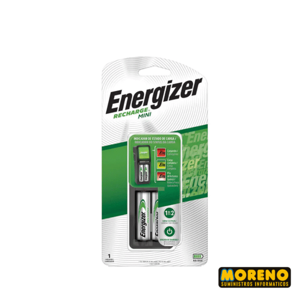 CARGADOR PILAS2 Y 3 A ENERGIZER MINI C/2 PILAS 2A