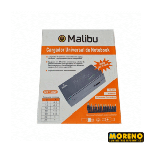 CARGADOR UNIV. P/NOTEBOK 12 ADAP. MALIBU 120W