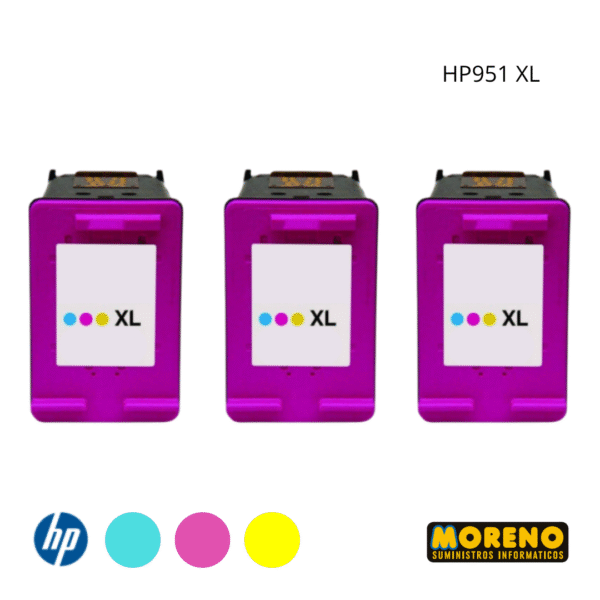 CART.ALT. HP951 XL COLORES