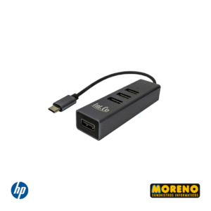 HUB TIPO C 2,0X4 USB HEMBRA-ALUMINI  INTCO KQ-006H