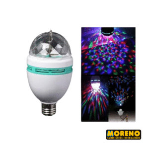 LAMPARA LED C/CABEZAL GIRATORIO COLOR MINI PARTY