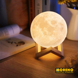 LAMPARA LUNA LLENA 3D MOON