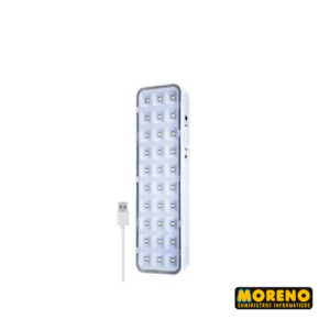 LUZ DE EMERGENCIA 30LEDS RECARGABLE USB MS7002M