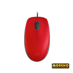 MOUSE LOGIITECH OPTICO C/CABLE M110 ROJO