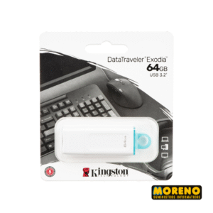 PEN DRIVE KINGSTON 64 GB DT EXODIA BLANCO