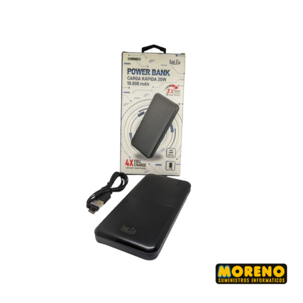 POWER BANK INTCO 10000MAH-20W-CARGA RAPIDA M100A
