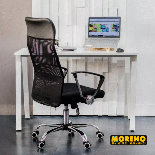 SILLON GERENCIAL RESP. TELA SOPO. 120KG GLOBAL - Imagen 4