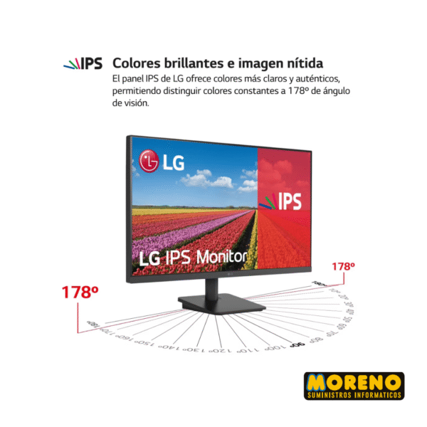 MONITOR LED LG 27  2 HDMI BORDLESS FHD 27MS500 - Imagen 8