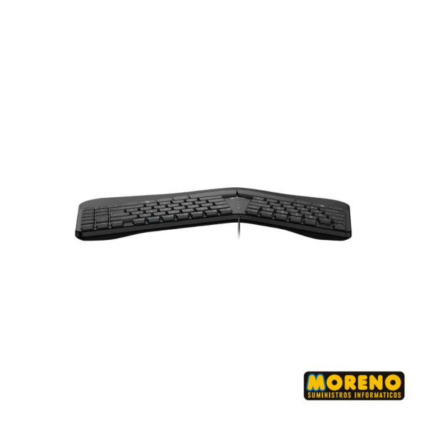 TEC C/CABLE ERGONOMICO GENIUS RGO KB-700 NEGRO - Imagen 5