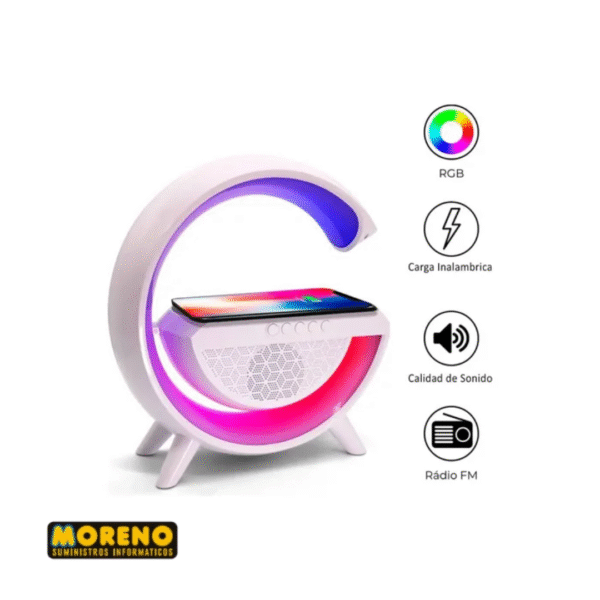PARL. BLUETOOTH C/ CARGA INALAM.FM RGB BT2301 - Imagen 2
