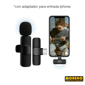 MICROFONO CORBATERO INALAMBRICO P/STREAMING K8