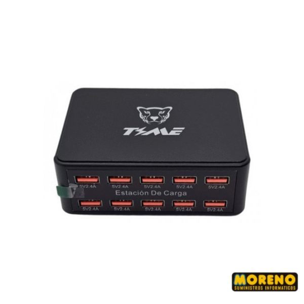 CARGADOR 220V.DE 10 PUERTOS USB 2.4A C/U CAR59051