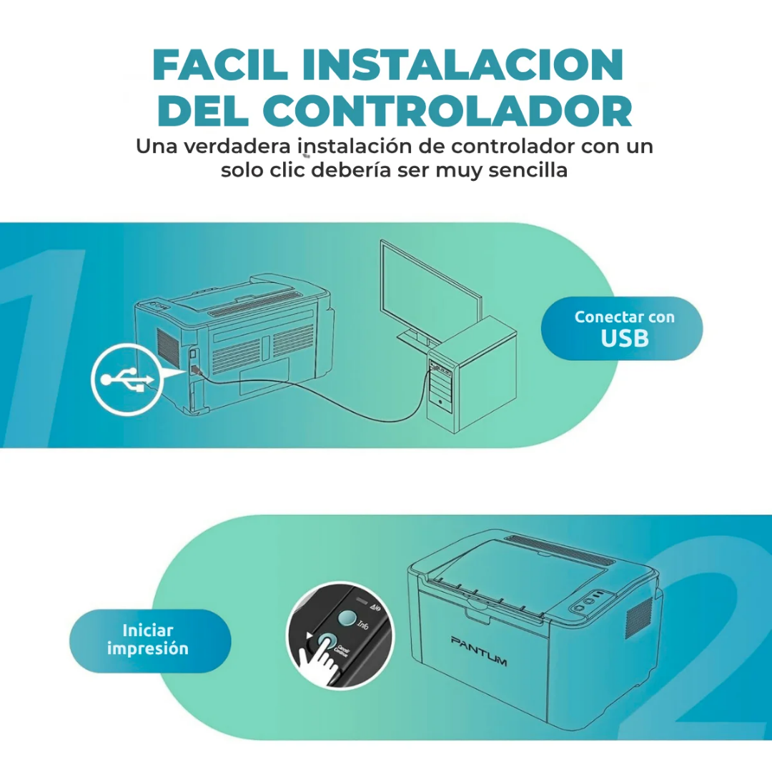 IMPRESORA PANTUM LASER P2516 - Imagen 11