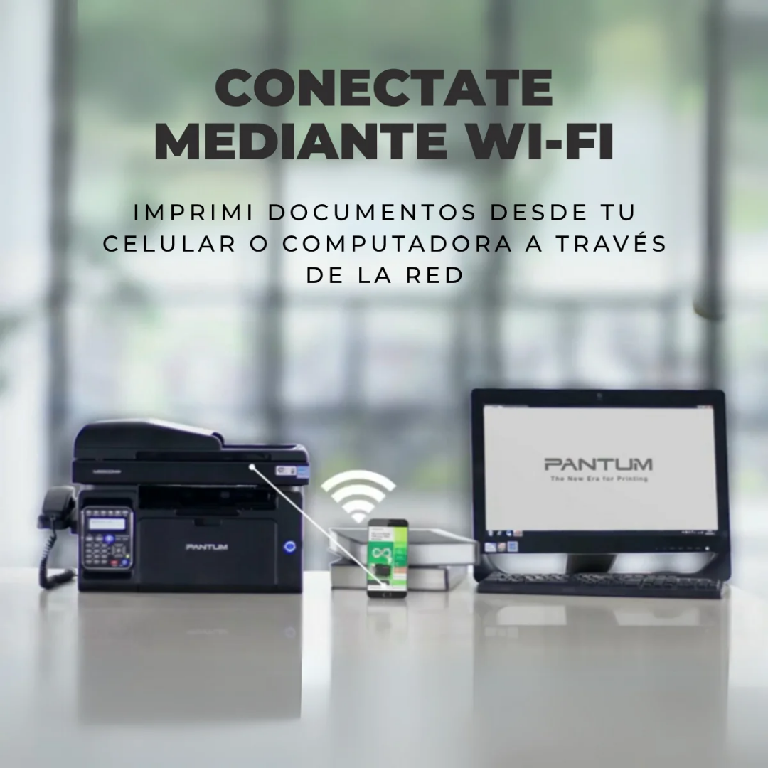 IMPRESORA PANTUM LASER MULTIFUNCION  M6500NW - Imagen 4