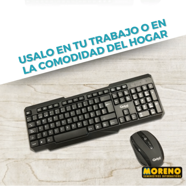 COMBO TEC. + MOUSE INAL.GLOBAL KMG27BK - Imagen 3