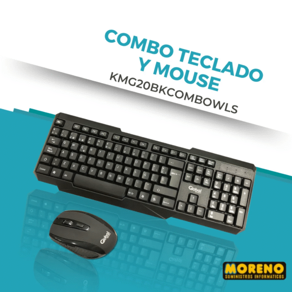 COMBO TEC. + MOUSE INAL.GLOBAL KMG27BK - Imagen 11