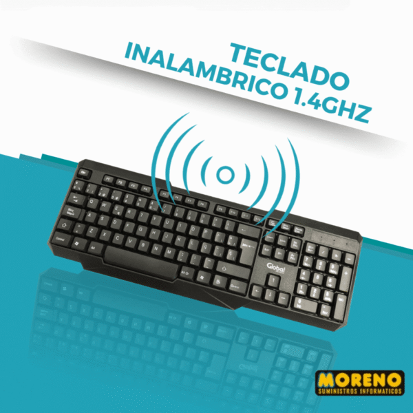 COMBO TEC. + MOUSE INAL.GLOBAL KMG27BK - Imagen 8
