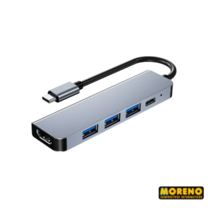 HUB TIPO C A HDMI +USB 3.0 +C ALUMINIO GTC HUG017