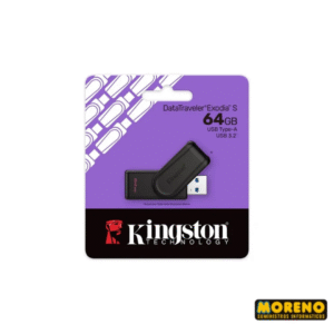 PEN DRIVE KINGSTON 64 GB DT EXODIA S NEGRO